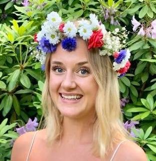 Underwater view of clear, blue body of water